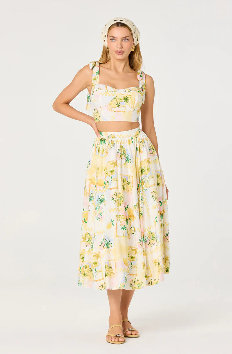 Kaleigh Lemon Paradise Top - Glamourous Grace