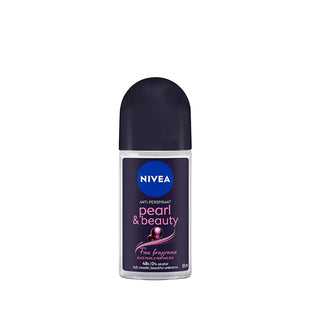 Nivea Pearl&Beauty Black Women's Roll-On Deodorant - 50ml - Long Lasting Odor Protection - Glamourous Grace