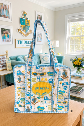 SC - Tri Delta Sorority Tote Bag - Glamourous Grace