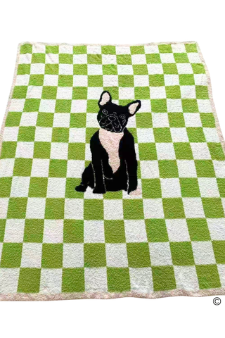 SC - Walter Wiggles Check Blanket© - Glamourous Grace