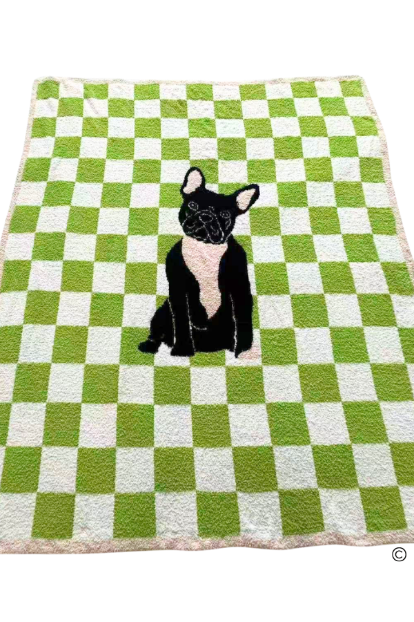 SC - Walter Wiggles Check Blanket© - Glamourous Grace