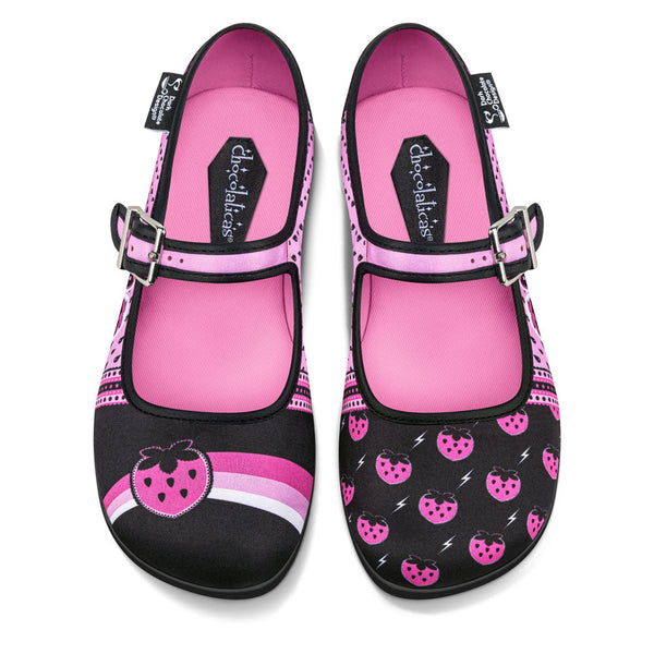 Chocolaticas® Agatha Women's Mary Jane Flat - Glamourous Grace