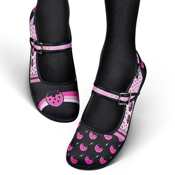 Chocolaticas® Agatha Women's Mary Jane Flat - Glamourous Grace