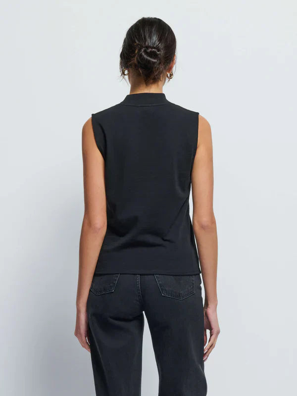 Nation LTD Alba Mock Neck Top - Glamourous Grace