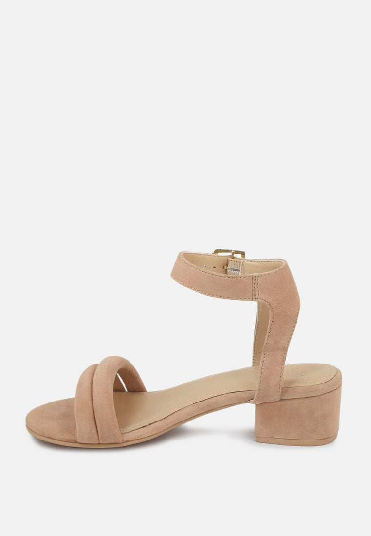 Amelia Minimalist Block Heel Sandal - Glamourous Grace
