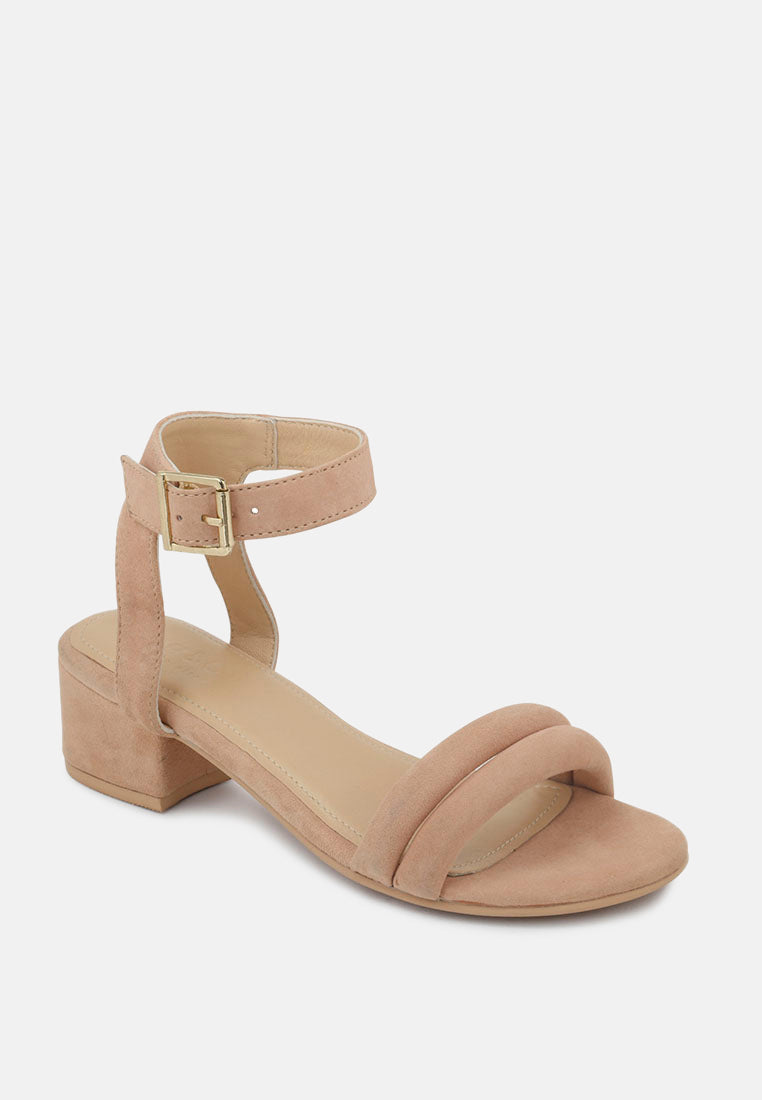 Amelia Minimalist Block Heel Sandal - Glamourous Grace
