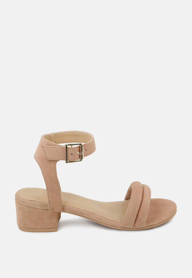 Amelia Minimalist Block Heel Sandal - Glamourous Grace