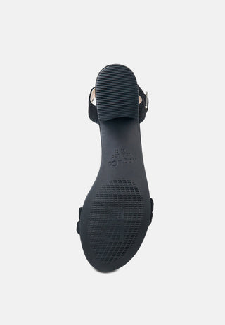 Amelia Minimalist Block Heel Sandal