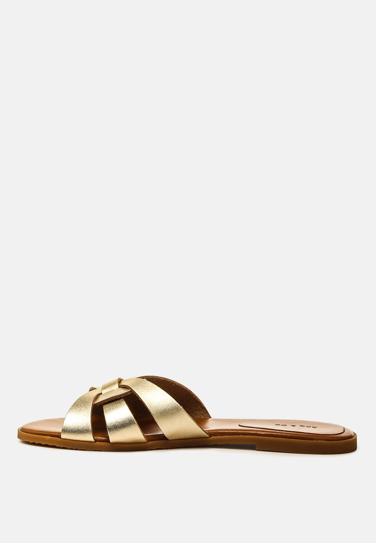 Aris Strappy Slip-On Sandal - Glamourous Grace