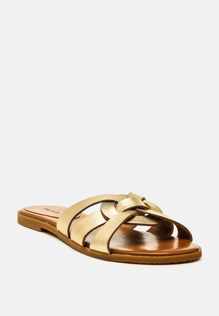 Aris Strappy Slip-On Sandal - Glamourous Grace
