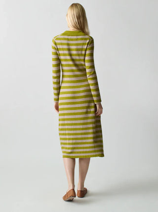 Lingua Franca Morrissey Textured Stripe Dress