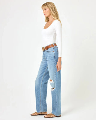 Ashlyn Long Sleeve Top | White