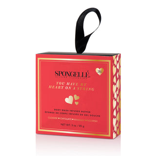 You Have My Heart on a String: Boxed Heart Shaped Sponge - Glamourous Grace
