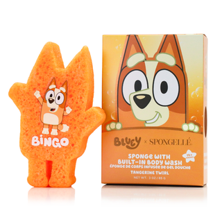 Bingo - Tangerine Twirl Body Buffer | Bluey - Glamourous Grace
