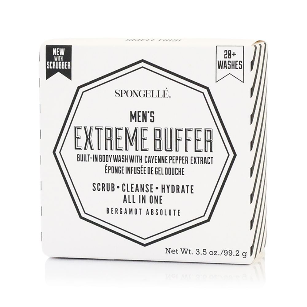 20+ Men's Extreme Buffer | Black Scrubber - Glamourous Grace