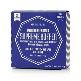 20+ Men's Supreme Buffer | Black Scrubber - Glamourous Grace