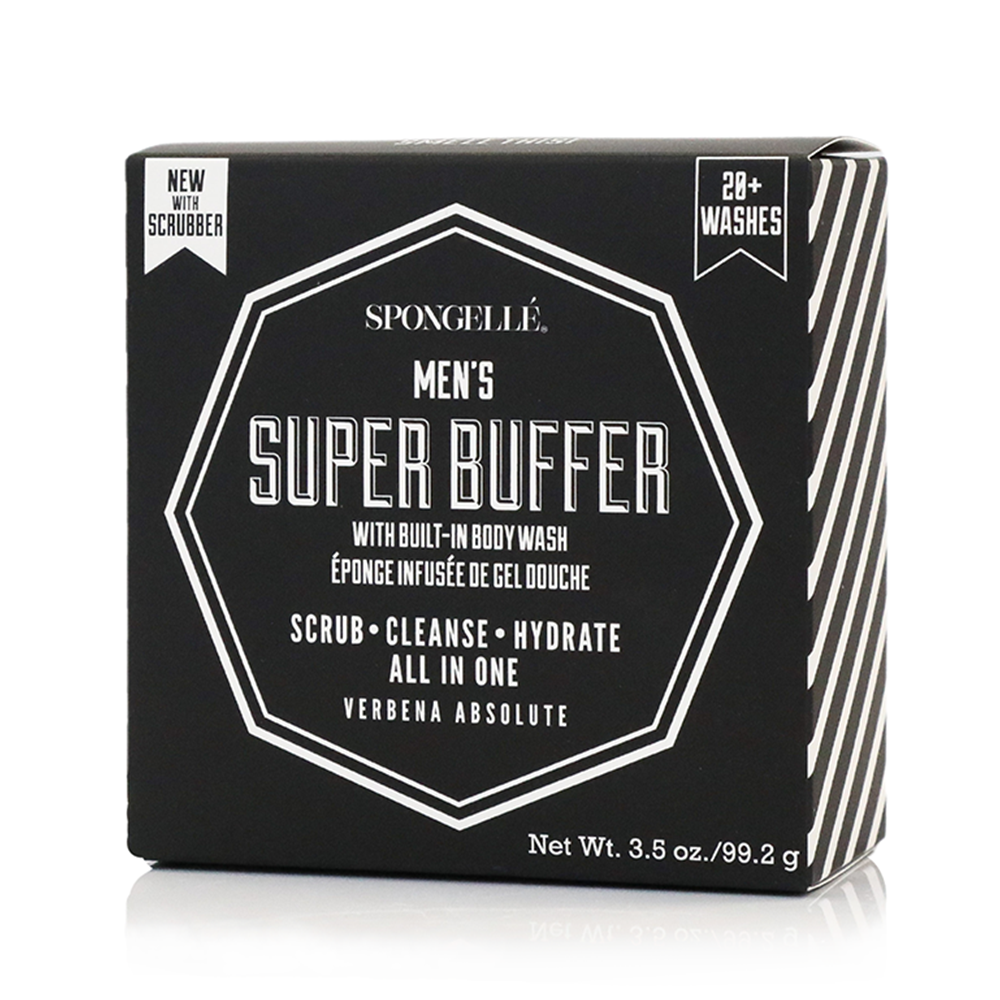 20+ Men's Super Buffer | Black Scrubber - Glamourous Grace