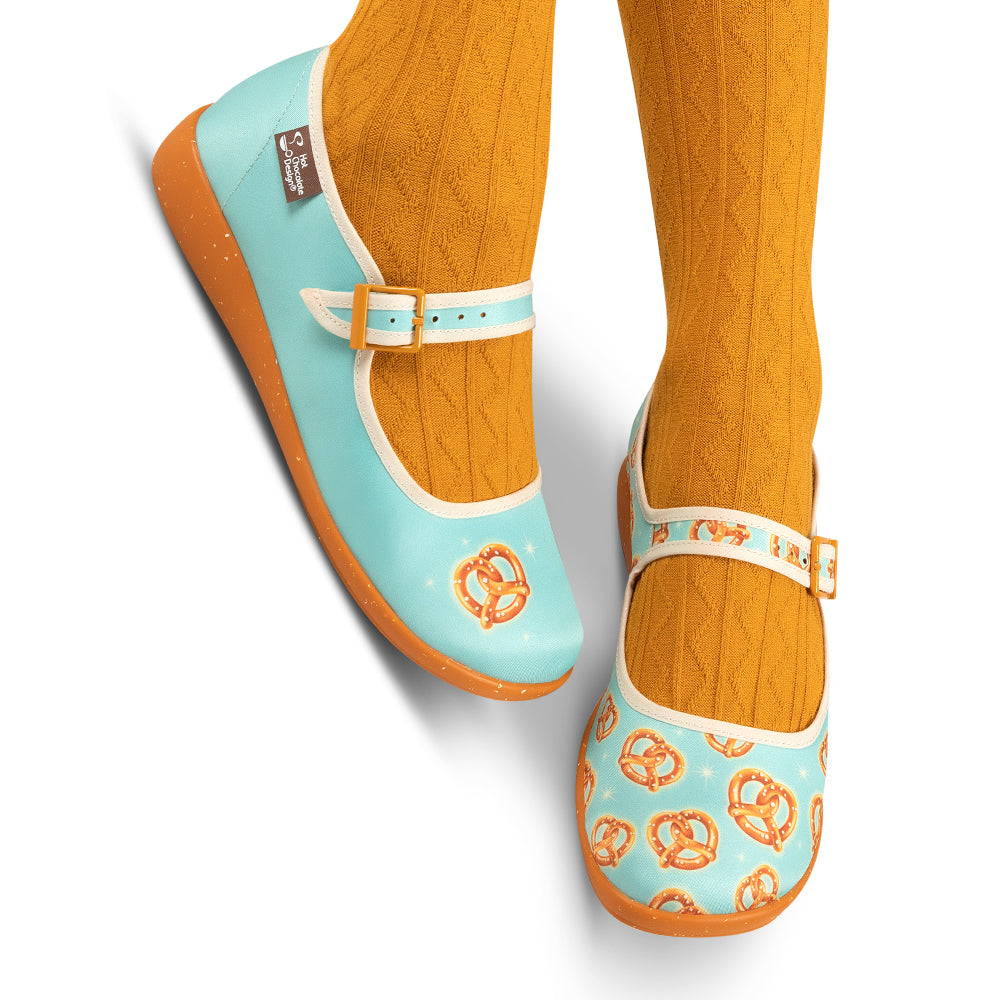 Atomic Pretzel Women's Mary Jane Flats - Glamourous Grace
