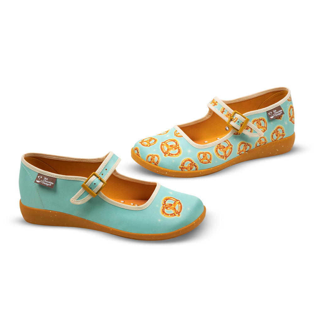 Atomic Pretzel Women's Mary Jane Flats - Glamourous Grace