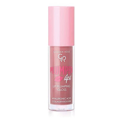 Golden Rose Lip Plumping Gloss No: 203 - Hyaluronic Acid Lip Care with Ginger Oil - Glamourous Grace