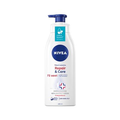 Nivea Repair Body Lotion for Dry Skin - 400ml - Intense Moisture, Dexpanthenol, Fast Absorbing - Relief for Very Dry Skin - Glamourous Grace