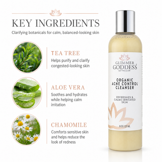 Organic Acne Cleanser – Gentle Face & Body Wash - Glamourous Grace