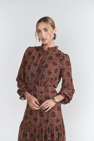 Zoe Maxi- Autumn Browns
