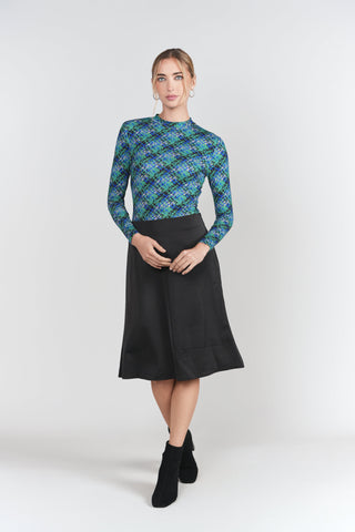 Naomie Slip Skirt 23"- Black
