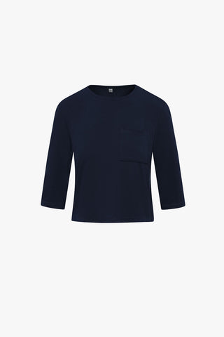 Pocket Tee- Navy