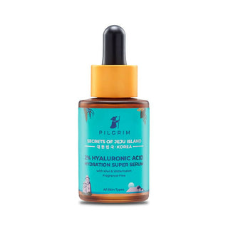 Pilgrim 2% Hyaluronic Acid Hydration Super Serum With Kiwi & Watermelon Extracts For Hydrated Skin - Korean Skin Care