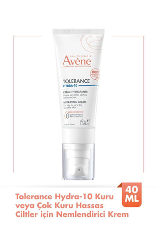 Avene Tolerance Hydra-10 Creme Moisturizing Cream for Sensitive Skin - Gentle Hydration for Babies, Children, and Adults