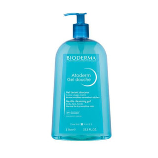 Bioderma Atoderm Shower Gel 1000ml - Moisturizing, Dermatologically Tested, Paraben-Free for Sensitive Skin - Glamourous Grace