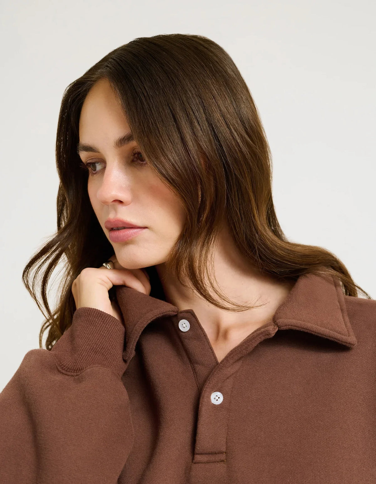 Airport Sweatshirt Chocolate - Glamourous Grace