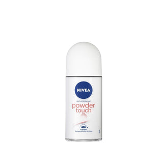 Nivea Powder Touch 48h Women's Roll-On Deodorant - Long-Lasting Odor Protection, Dry Finish, 1.69 fl oz - Glamourous Grace