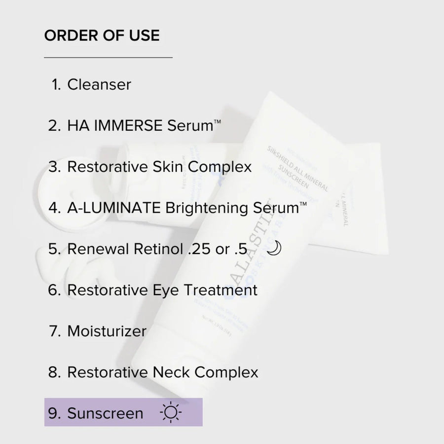 Alastin Skincare SilkSHIELD All Mineral Sunscreen SPF 30 1.9 Oz - Glamourous Grace