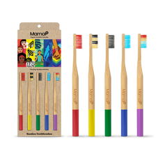 Bamboo Toothbrushes 5-Pack