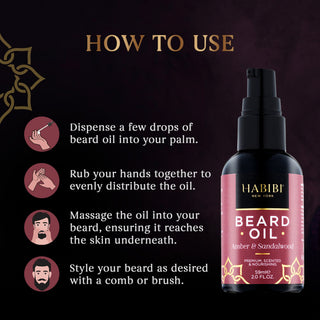 Amber & Sandalwood Beard Oil