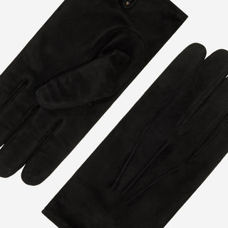 Angelo (black) – Italian suede leather gloves with luxurious cashmere lining - Glamourous Grace