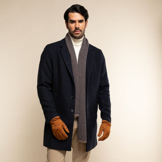 Angelo (cognac) – Italian suede leather gloves with luxurious cashmere lining - Glamourous Grace