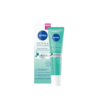 Nivea Derma Skin Clear Night Cream - Purifying & Clarifying Skincare for Nighttime Routine - 40ml - Glamourous Grace