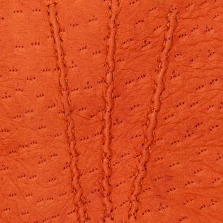 Antonio (orange) - Luxurious Italian peccary leather gloves with cashmere lining - Glamourous Grace