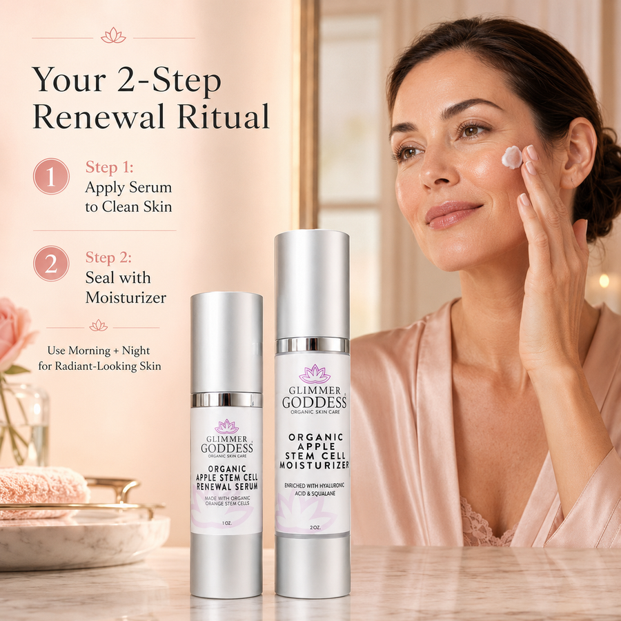Cellular Renewal Duo – Apple Stem Cell Serum + Moisturizer - Glamourous Grace