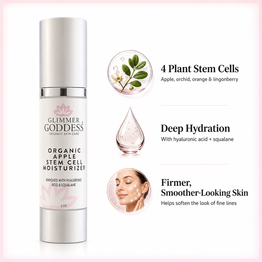 Organic Apple Stem Cell Moisturizer – Anti-Aging Treatment - Glamourous Grace