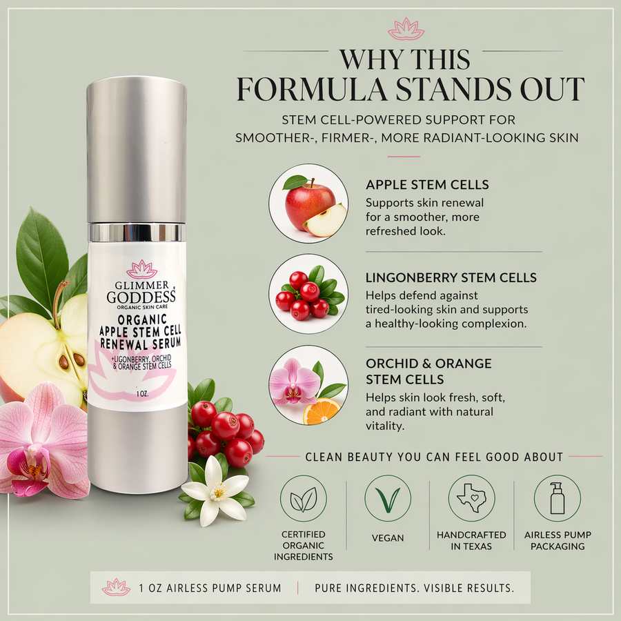 Organic Apple Stem Cell Anti-Aging Serum - Glamourous Grace