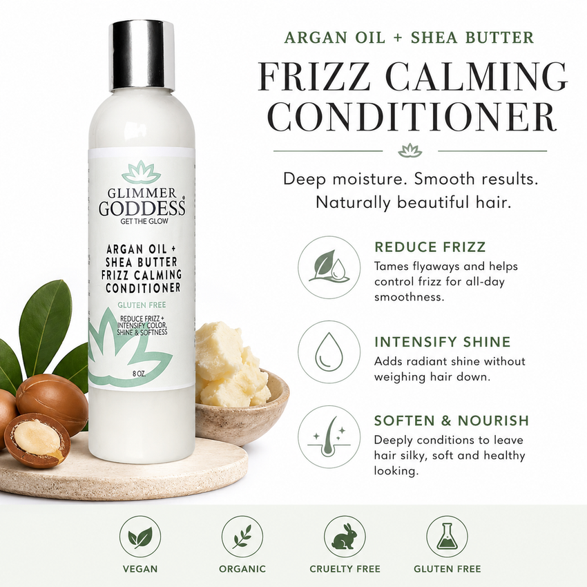Organic Argan Oil Hair Conditioner – Deep Moisture & Frizz Control - Glamourous Grace