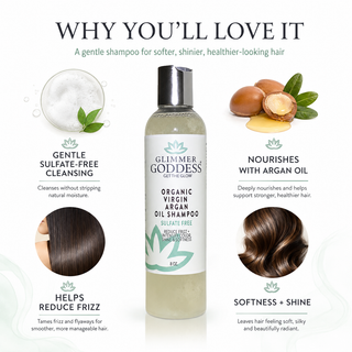 Organic Sulfate-Free Shampoo with Argan Oil for Healthy Hair - Glamourous Grace