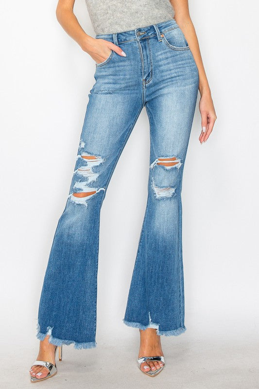 Stellar High Rise Flare Jeans - Glamourous Grace