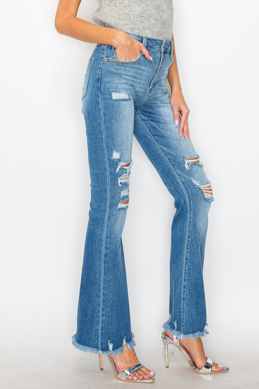 Stellar High Rise Flare Jeans - Glamourous Grace