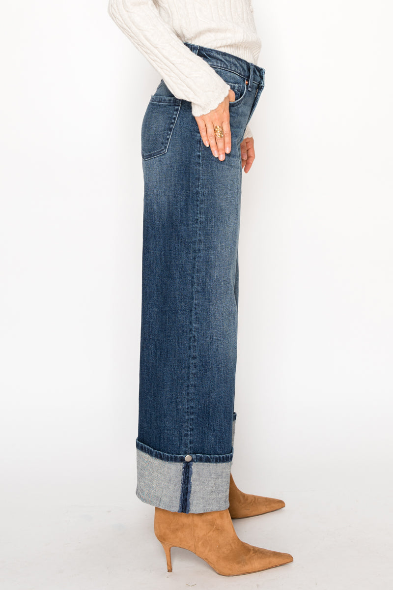 Tummy Control High Rise A-wide Jeans - Glamourous Grace