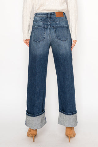 Tummy Control High Rise A-wide Jeans - Glamourous Grace